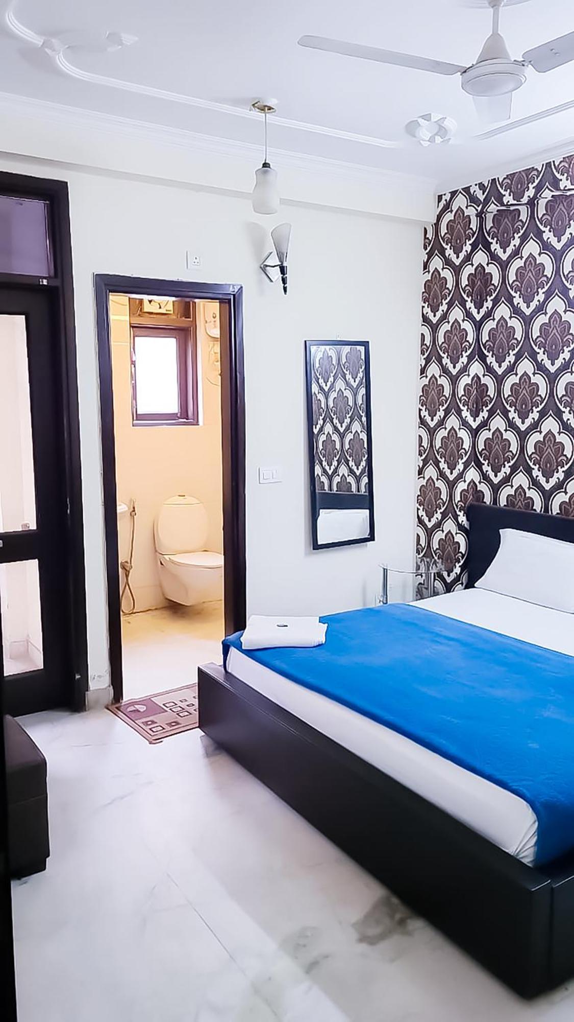 Deluxe Room In Cr Park Nuova Delhi Esterno foto